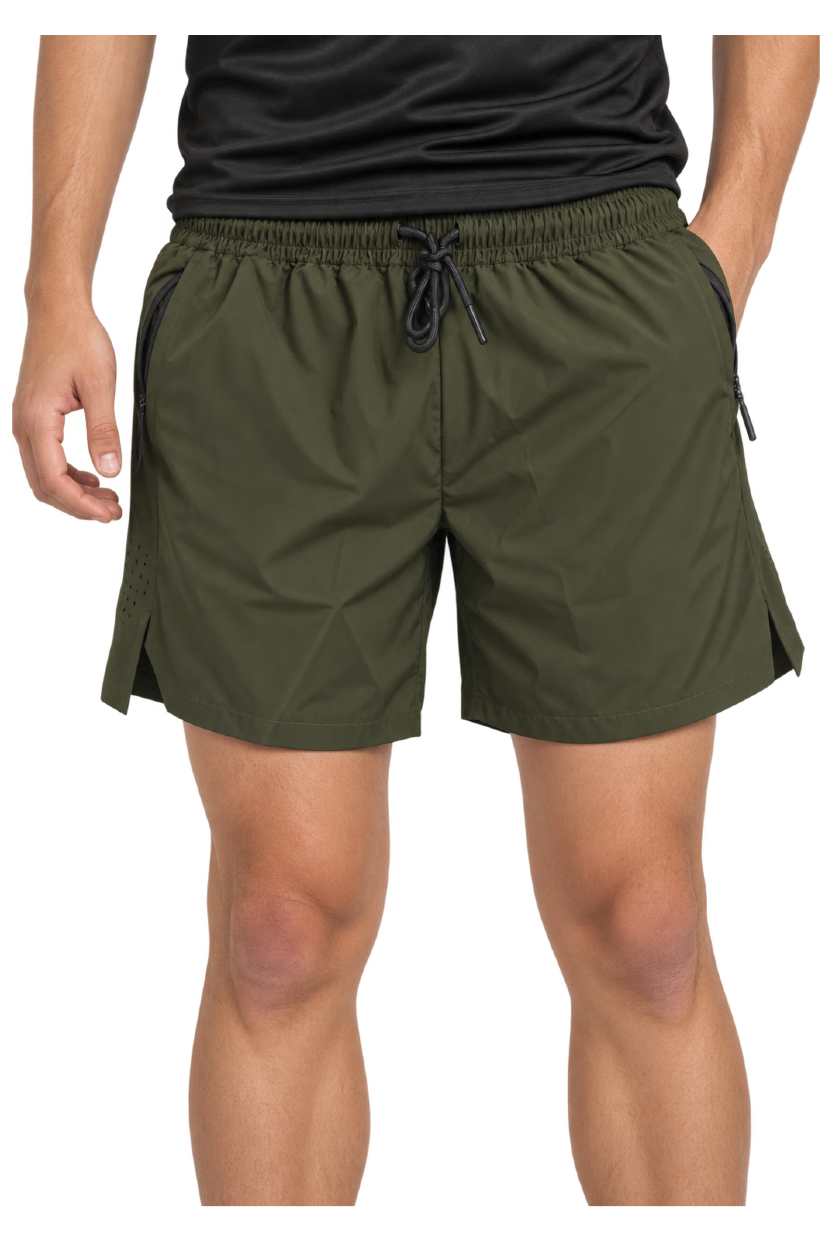 Pantaloneta Hombre Verde Oscuro